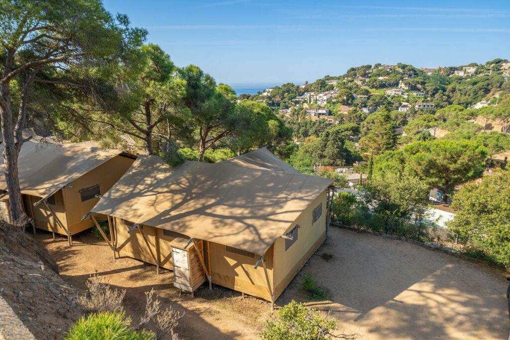 Camping Cala Canyelles costa brava safaritenten