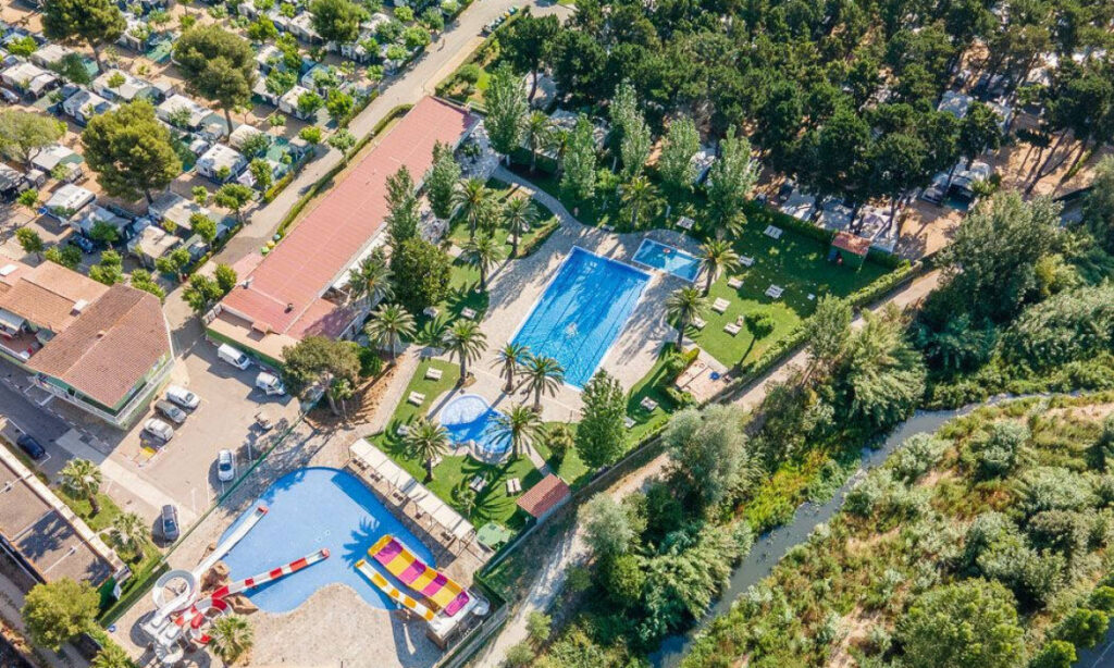 Camping El Delfin Verde resort Platja d'Aro bovenaanzicht