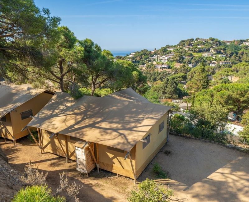 Camping Cala Canyelles costa brava safaritenten